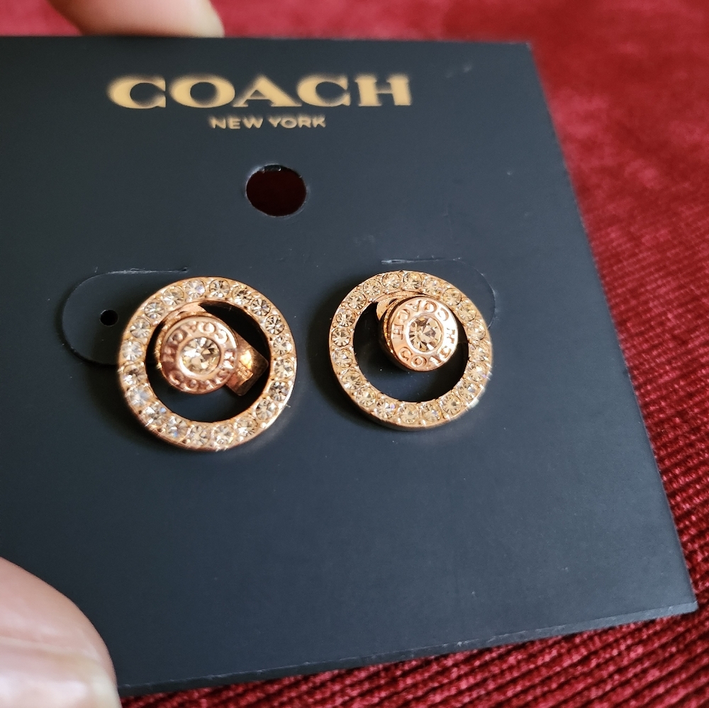 Coach Earrings - EUC - Picture 4 of 6